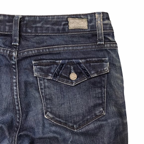 # Paige Pair Fak Boot Cut Jeans Sz 28 - Picture 6 of 13